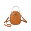 Bolso de Mano Pequeño de Cuero de Primera Capa Curtido al Vegetal Estilo Nuevo 2026 Bolso de Mujer Rombo Bolso de Hombro Cruzado Casual de Moda 88806
