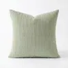 Funda de Almohada de Pana en Múltiples Tamaños, Color Sólido, Sin Relleno, Funda Sencilla para Cojín de Sofá del Hogar, Funda de Cojín Lavable a Máquina