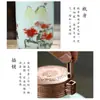 Botella de Vino de Cerámica Jingdezhen 2.5kg Frasco Doméstico Botella Vacía Jarra de Vino Sellada Chinoiserie Botella de Vino Decorativa Jarra de Vino Caja de Regalo