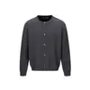 Casaco Cardigan Tricotado Rumen Meng Japonês Retrô Simples Rasgado Masculino Outono Inverno Solto Estilo Preguiçoso Top para Casal