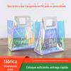 Internet Celebridade Laser Gift Bag Jelly Bag Bolsa Moda Feminina Colorido Transparente Cosmético PVC Único Shoulder Handbag