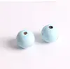 Cuentas de Colores Accesorios Personalizados Cuentas Retro Materiales para Joyería DIY Cuentas Redondas de Madera Mate Escarchado Accesorios de Cuentas Sueltas
