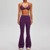 Nuevo Conjunto de Yoga de Belleza para Mujer, Transpirable, Resistente a los Golpes, Tacto Natural, Ropa Deportiva Ajustada de Secado Rápido, Conjunto Casual de Yoga