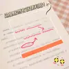 50 Hojas de Notas Adhesivas Transparentes Esmeriladas Tiras Adhesivas de Color Fluorescente para Mascotas Notas Adhesivas para Estudiantes Papel Adhesivo Notas Adhesivas Reutilizables Notas de Memo
