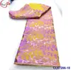 Tecido Brocado Jacquard Bordado Antigo com Fio de Ouro e Prata Tecido de Renda Brocado Africano Cheongsam