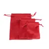 Bolsas de Terciopelo con Cordón en Stock para Joyería y Anillos, Bolsas Suaves de Terciopelo para Guardar Artefactos