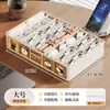 Caja de Almacenamiento Compartimentada Centro de Gestión de Cables de Escritorio Cajón para Cable de Datos Cargador Organizador de Energía para Teléfono Artefacto de Almacenamiento