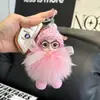 Muñeca con Gafas, Llavero de Coche, Ojos Grandes, Colgante de Bebé Lindo Durmiendo, Muñeca de Peluche, Adorno de Regalo para Mochila para Mujeres