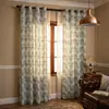 Novas Cortinas Antirreflexo para Dropshipping Transfronteiriço Estilo Boêmio Americano Quarto Sala de Estar Amazon Estampadas Semiacortina Produto Acabado