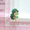 Simulación creativa de comida y brochetas de barbacoa para jugar coliflor pasador divertido material para accesorios de pegamento de crema de resina para nevera