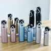 Copo Térmico a Vácuo de Camada Dupla com Alça de Corda de Grande Capacidade Garrafa de Água Portátil para Esportes ao Ar Livre Moda Cavaleiro Copo Copo de Presente para Homens e Mulheres