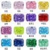 Zircón Facetado Blanco Rectangular Corte Flor de Hielo Piedra Suelta Corte Hielo Triturado Piedra Preciosa DIY En Stock Joyería al por Mayor