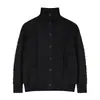 Suéter de botones estilo granero retro americano, unisex, para otoño e invierno, con un ambiente relajado y casual, tejido de punto holgado