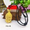 Pingente de cabeça de Guanyin banhado a ouro em latão para homens, pingente masculino e feminino, joias de ouro vietnamitas, vendas diretas da fábrica atacadista