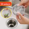 Dreno de saída de resíduos filtro saco de lixo 30 PCs/100 PCs anti-entupimento bacia vegetal impermeável saco pia água saco de corte rede