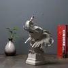 Esculturas y Adornos Decorativos Creativos Estilo Country Americano para Sala de Estar, Estudio, Estantería, Mueble de TV y Artesanías de Arenisca