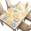 Mantel Individual de Mesa de Comedor Simple Floral Impermeable a Prueba de Aceite Resistente al Calor Lavable Mantel Nuevo Modelo 2025 Protector de Superficie de Mesa de Café