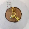 Llavero Colgante Creativo de Tulipán de Resina Estilo Ins Joyería Pequeña Fresca Colgante de Bolsa Colgante de Coche Decoración