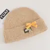 Gorro de punto de mezcla de lana estilo coreano, gorro de invierno cálido que cubre las orejas, suave y cómodo, gorro de punto coreano minimalista y versátil