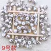 Cuentas de cerámica de porcelana azul y blanca pintadas a mano cuerda roja collar tejido a mano pulsera accesorios DIY cuentas sueltas accesorios de joyería