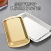 Placa Cuadrada para Barbacoa de Acero Inoxidable 304 Coreana Placa Multifuncional Engrosada Bandeja Plana para Sushi Postre Snacks Base Plana Placa para Barbacoa