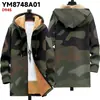 Chaqueta de Nuevo Estilo Transfronteriza con Elementos de Patrón Multicolor, Cárdigan con Capucha y Cierre 97, Abrigo Grueso de Algodón Polar de Invierno con Forro Amarillo