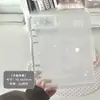 Álbum de almacenamiento de tarjetas, álbum de fotos Polaroid, páginas interiores A5 con cuatro compartimentos para tarjetas pequeñas, almacenamiento de postales y manualidades con cuentas