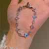 Pulsera cuadrada de circonita de diamantes completos de diseño de alta gama JOJOACC 2024 cuerda de mano delicada y fresca pequeña cuerda de mano para mujer