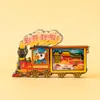 Imanes de Refrigerador de Madera de Monumentos Chinos, Ciudades Turísticas, Hong Kong, Macao, Qingdao, Xuzhou, Imanes de Refrigerador de Shanghái al por Mayor