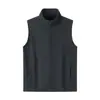 Nuevo Chaleco Cálido de Cuello Alto Otoño 2025 para Hombre, Polar de Doble Cara, Chaleco Casual Informal, Chaqueta con Cremallera de Color Sólido