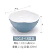 Vajilla de Melamina Cuadrada Imitación Porcelana Dos Tonos Pequeño Restaurante de Hot Pot Autoservicio Tazón para Condimentos Comida Rápida Tazón para Arroz Tazón para Postres Comercial