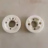 Fabricante Silla Plegable Piezas de Repuesto Eje de Nylon Blanco Rueda con Resorte Anillo de Baquelita Diámetro 74 mm Espesor 27 mm