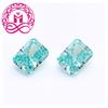 6A Corte Flor de Hielo palaiba circonita rectangular Biselado zirconia cúbica sintética Precio de origen
