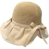 Sombrero de Pescador de Ala Ancha para Cubrir la Cara, Sombrero de Sol Negro de Goma con Protección Solar y Lazo, Sombrero Versátil de Verano Estilo Coreano para Mujer