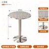 Cadeira dobrável com padrão de escamas de peixe para barracas de comida, mesa de aço inoxidável de restaurante de chá estilo Hong Kong, cadeira dobrável com assento macio para restaurante de fast food