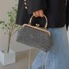 Bolso de hombro con cuadros franceses de nicho 2022, bolso tipo sobre Lingge, bolso cruzado de moda para mujer.