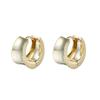 925 Agulha de Prata Plain Ring Brincos Exclusivo Distintivo Recessed Design Ear Ring Niche Advanced Sense Cold Style Novos Brincos