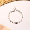 Pulseira da Sorte Geométrico Quadrado de Aço Titânio Simples Avançado de Nicho Marca Pulseira da Sorte Boa Sorte Moda Elegante Versátil