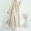 Cárdigan Casual de Manga Larga de Color Sólido Talla Grande Loriyya LR573