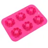 Molde de Silicona para Donas DIY Pudín Repostería Utensilios de Cocina para Hornear Resistente a Altas Temperaturas Molde para Pastel con Forma de Calabaza Postre