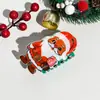 Nueva Serie Linda de Papá Noel Pasador Accesorios para el Cabello Dibujo Animado Muñeco de Nieve Árbol de Navidad Pasador Transfronterizo Accesorios para el Cabello