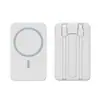 Power Bank Magnético com Cabo Embutido, Carregamento Sem Fio, Magsafe Mini Compartilhado Carregamento Rápido Power Bank Móvel