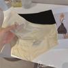 Alta Qualidade Mulberry Silk ~ Seamless Solid Color Simples Nu Hollow Love Low Waist Briefs Senhoras Sexy