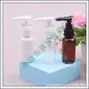 Frasco branco com bomba de 35ml para shampoo, gel de banho, loção e sérum