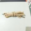 Atacadores redondos de 4mm em estoque por atacado atacadores redondos de poliéster pretos cordão de tênis cordão para roupa calça cordão para chapéu