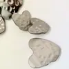 Botones Metálicos con Diseño Electroplateado en Forma de Corazón, Textura Creativa en Relieve, Botones de Pie Alto Cosidos a Mano para Camisas y Abrigos, Botones Decorativos con Pie