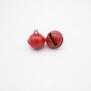 Campana Redonda Pequeña para Mascotas de 22 mm de Colores Pintados Dulces, Accesorios DIY para Llavero, Campana Colgante de Metal Navideño
