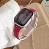 Pulseira de Silicone para Relógio Cor Nova Estrela Oca Compatível com Apple Watch iwatch 1ª/2ª 11/10 Ultra/SE 9/8/7