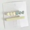 Pinza de pato Doudou estilo coreano acrílico corazón Dama pasador de una palabra Celebridad de internet verano pasador lateral venta al por mayor