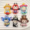 Muñeca de Carta Gigante de Dibujos Animados Accesorios de Resina para DIY Imán para Nevera Hecho a Mano Accesorios para Llavero Colgante Parche Lote